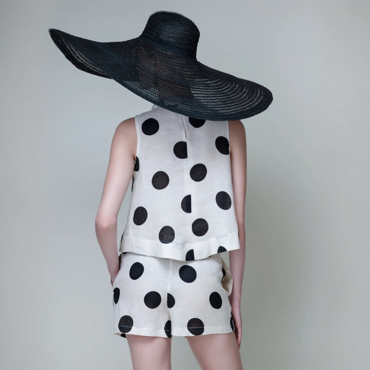 Bow Shorts-Polka Dot