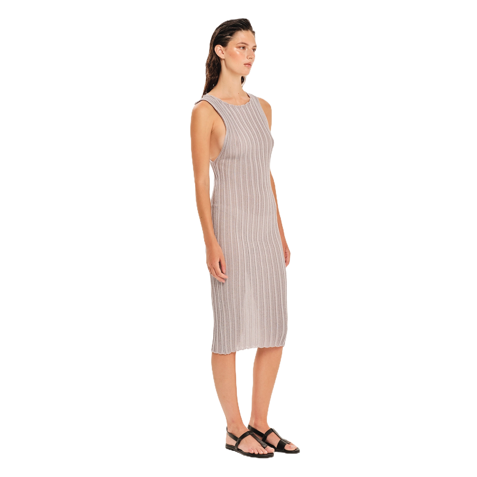 Sparkling Nights Knit Midi Dress
