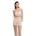 The Golden Hour Knit Longsleeve Crop Top
