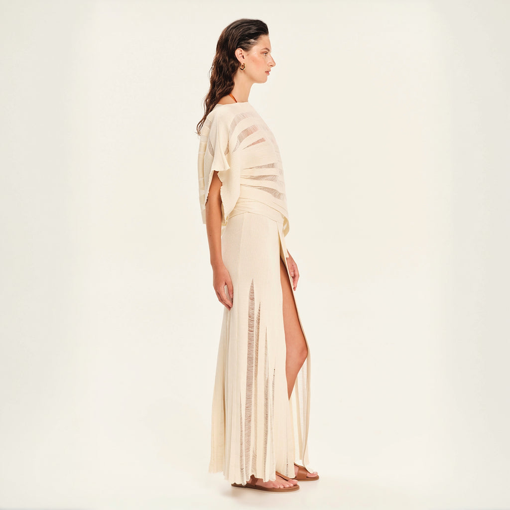Magic Sunsets Knit Pareo Skirt
