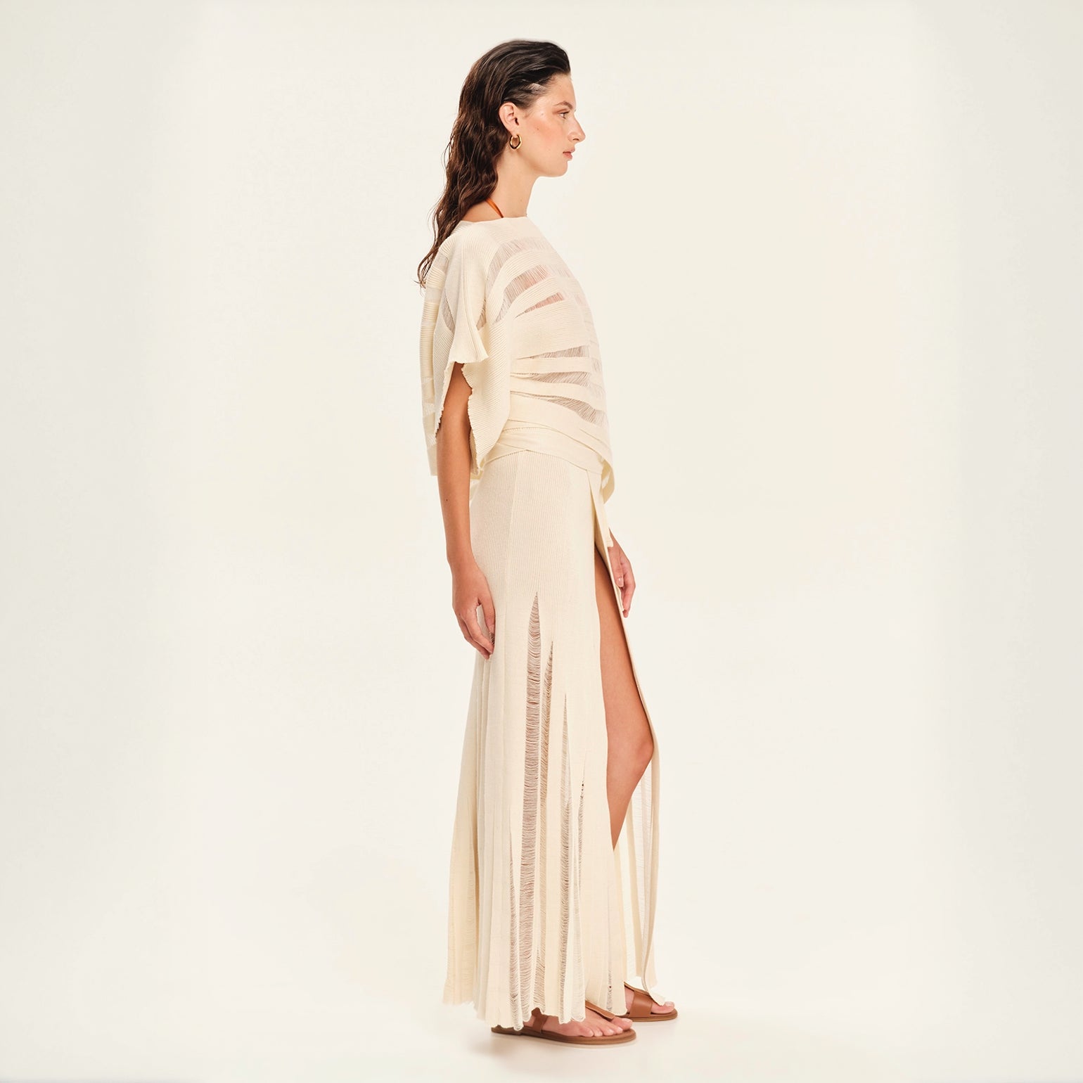 Magic Sunsets Knit Pareo Skirt