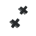 Cross X Earrings