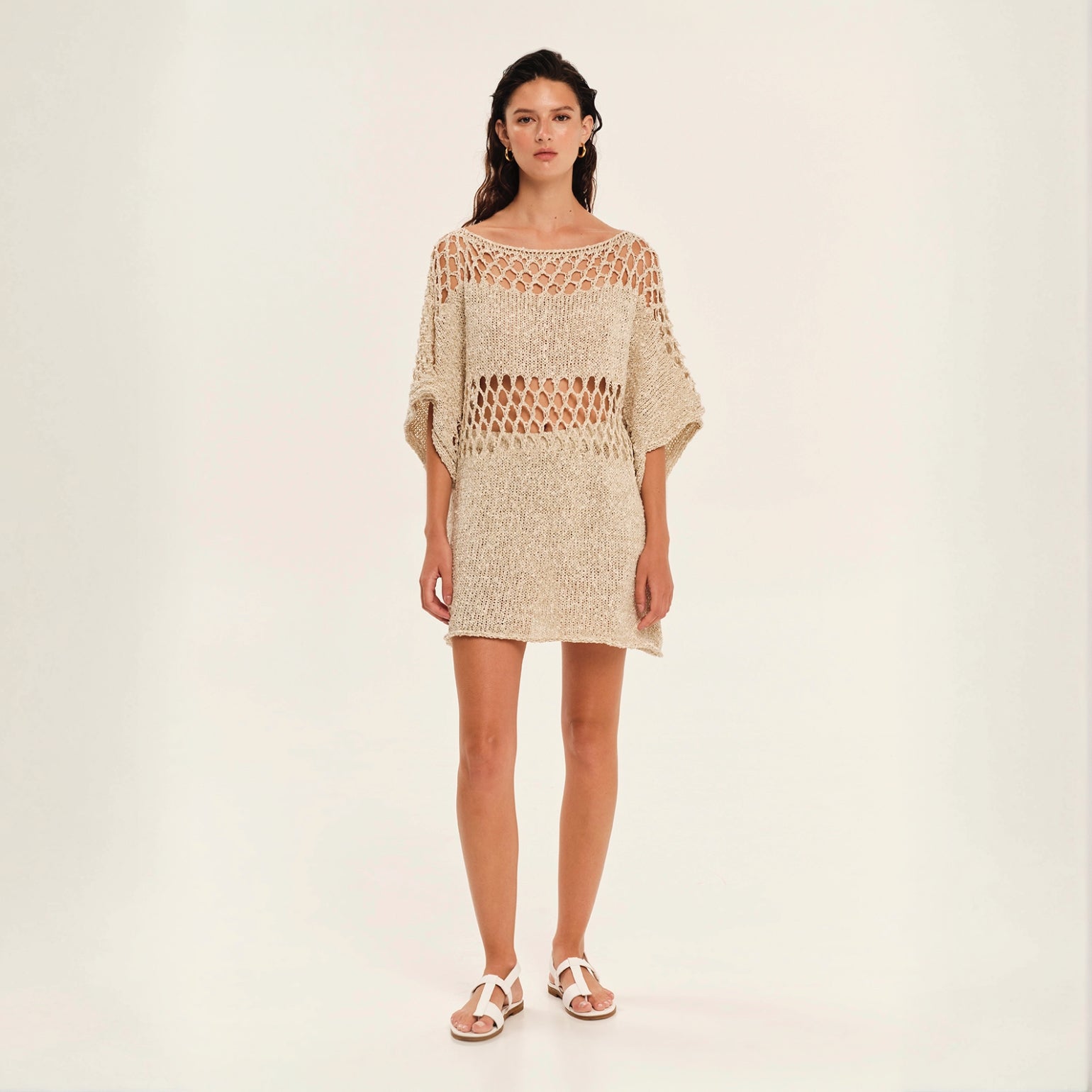 Golden Hour Knit Mini Dress