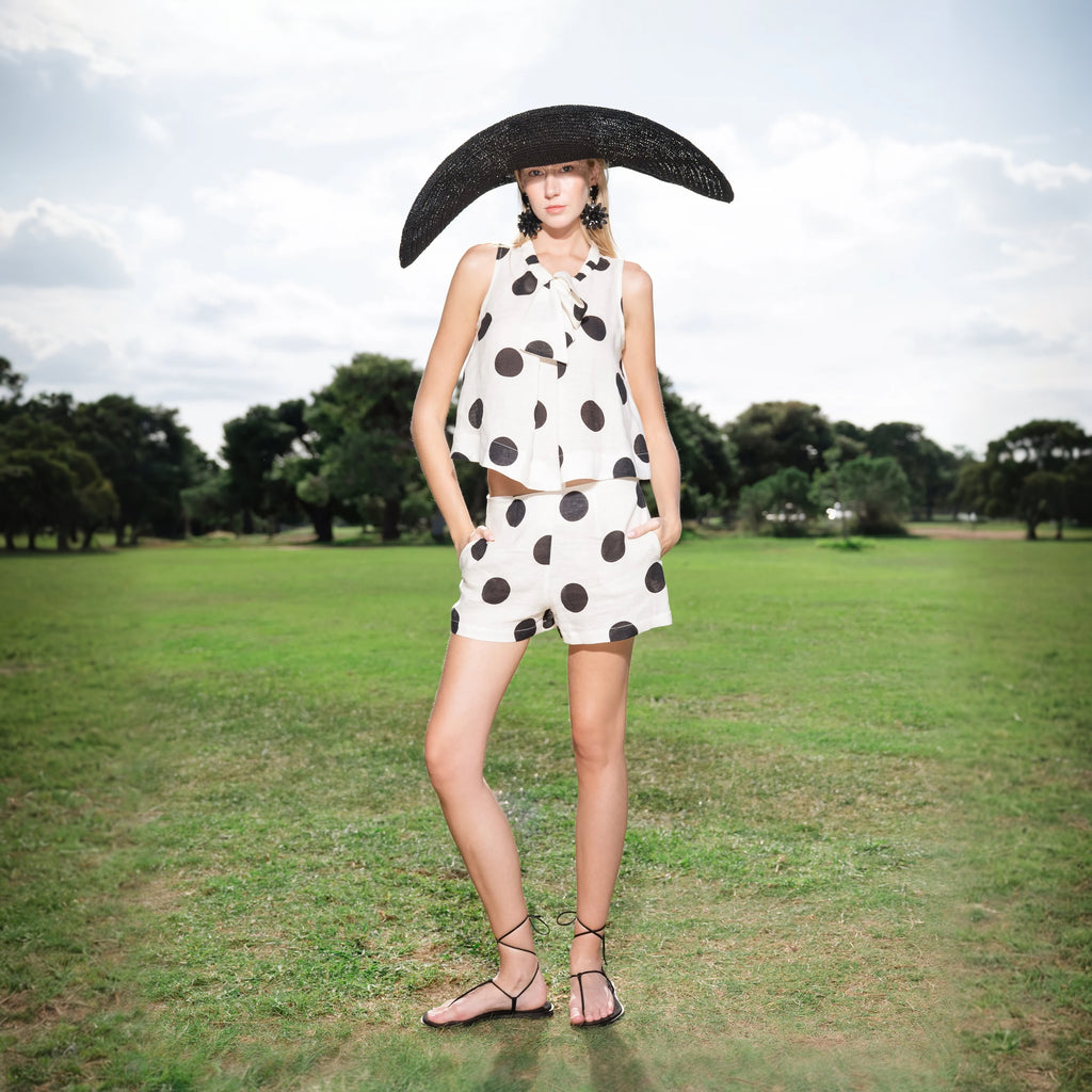 Bow Top -Polka Dot