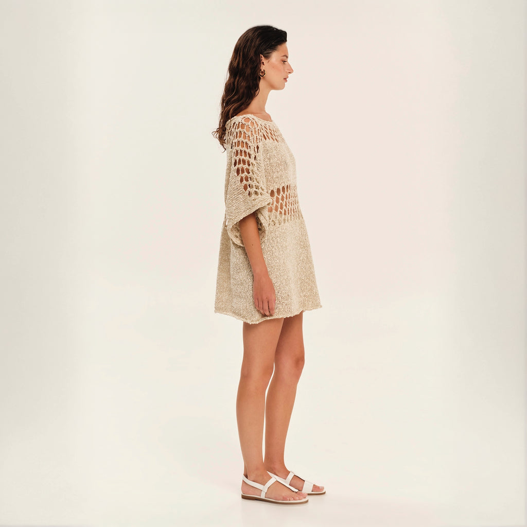Golden Hour Knit Mini Dress