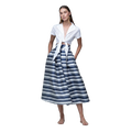 Claudia Striped Midi Skirt