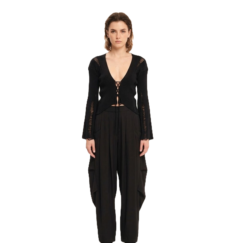 Secret Pleats Draped Trousers