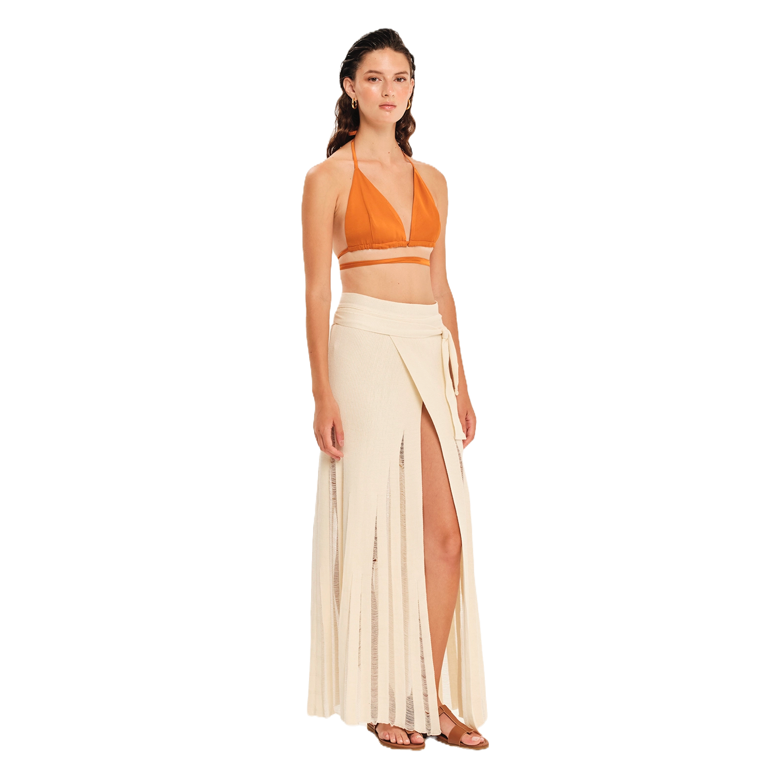 Magic Sunsets Knit Pareo Skirt