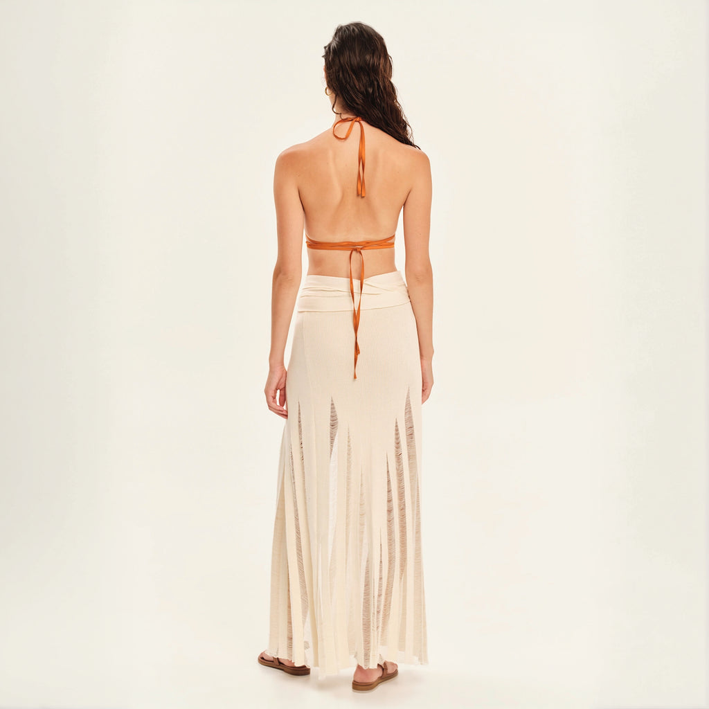 Magic Sunsets Knit Pareo Skirt