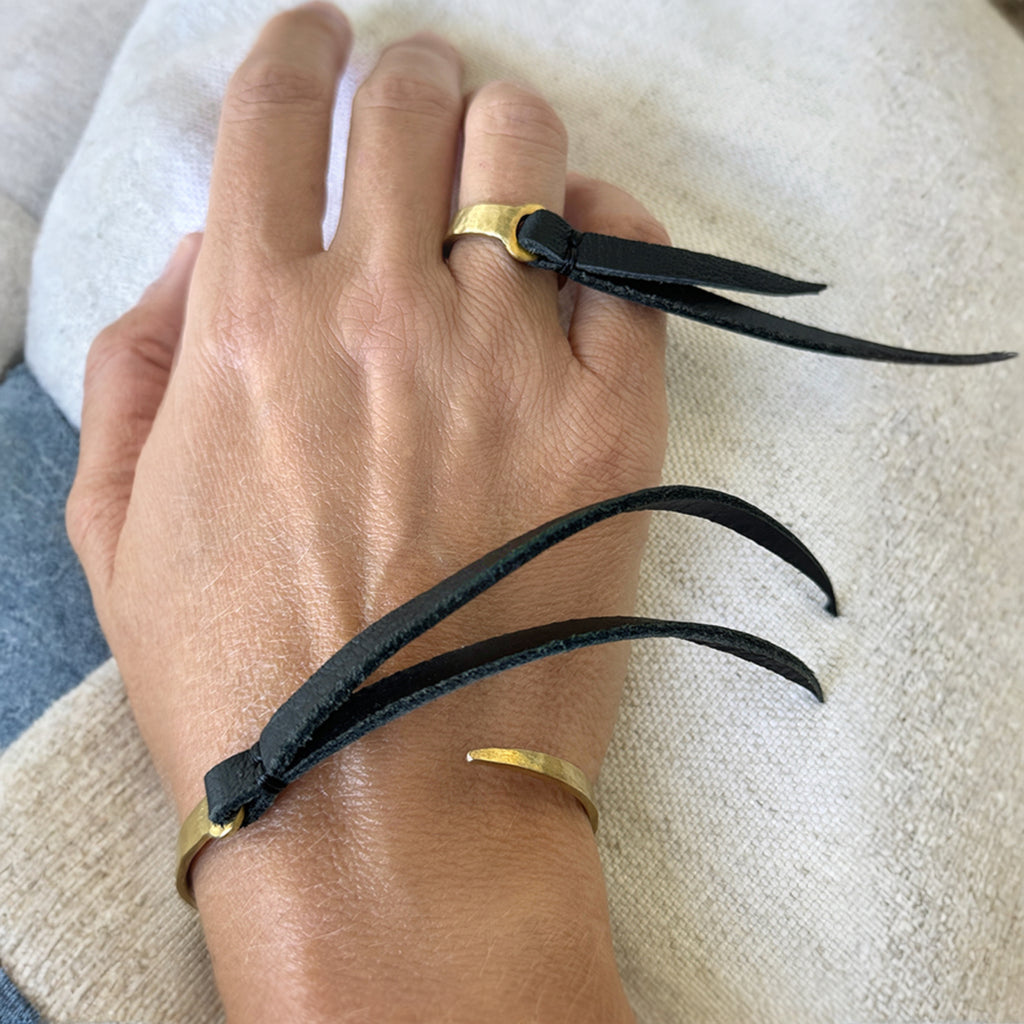 Spike FR Bronze Cuff