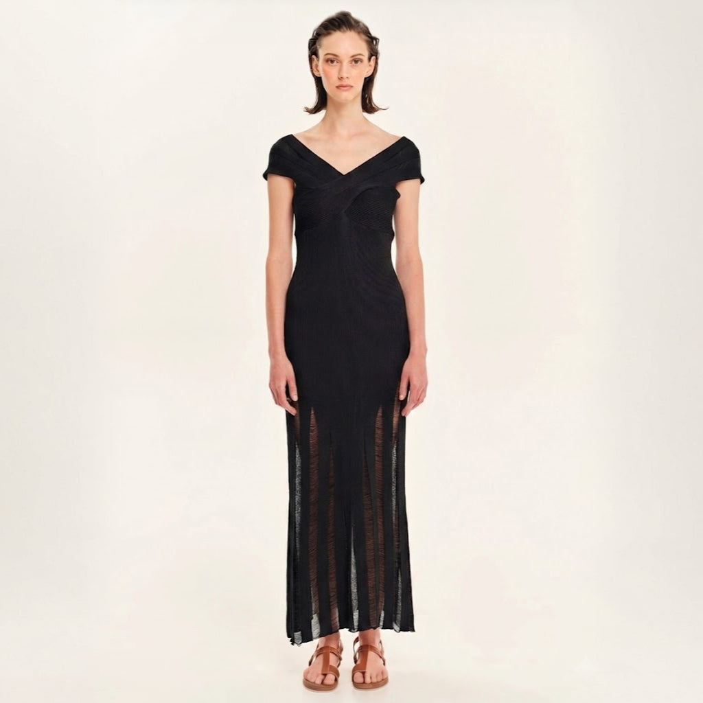 Magic Sunsets Knit Maxi Dress