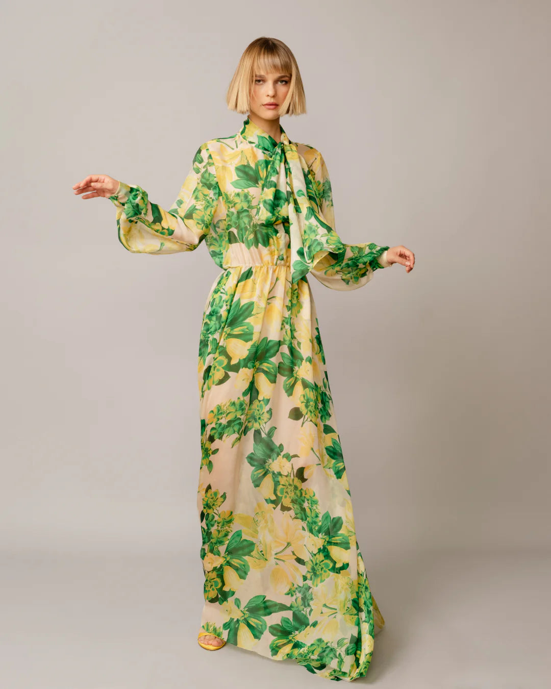 Marella Silk Long Dress