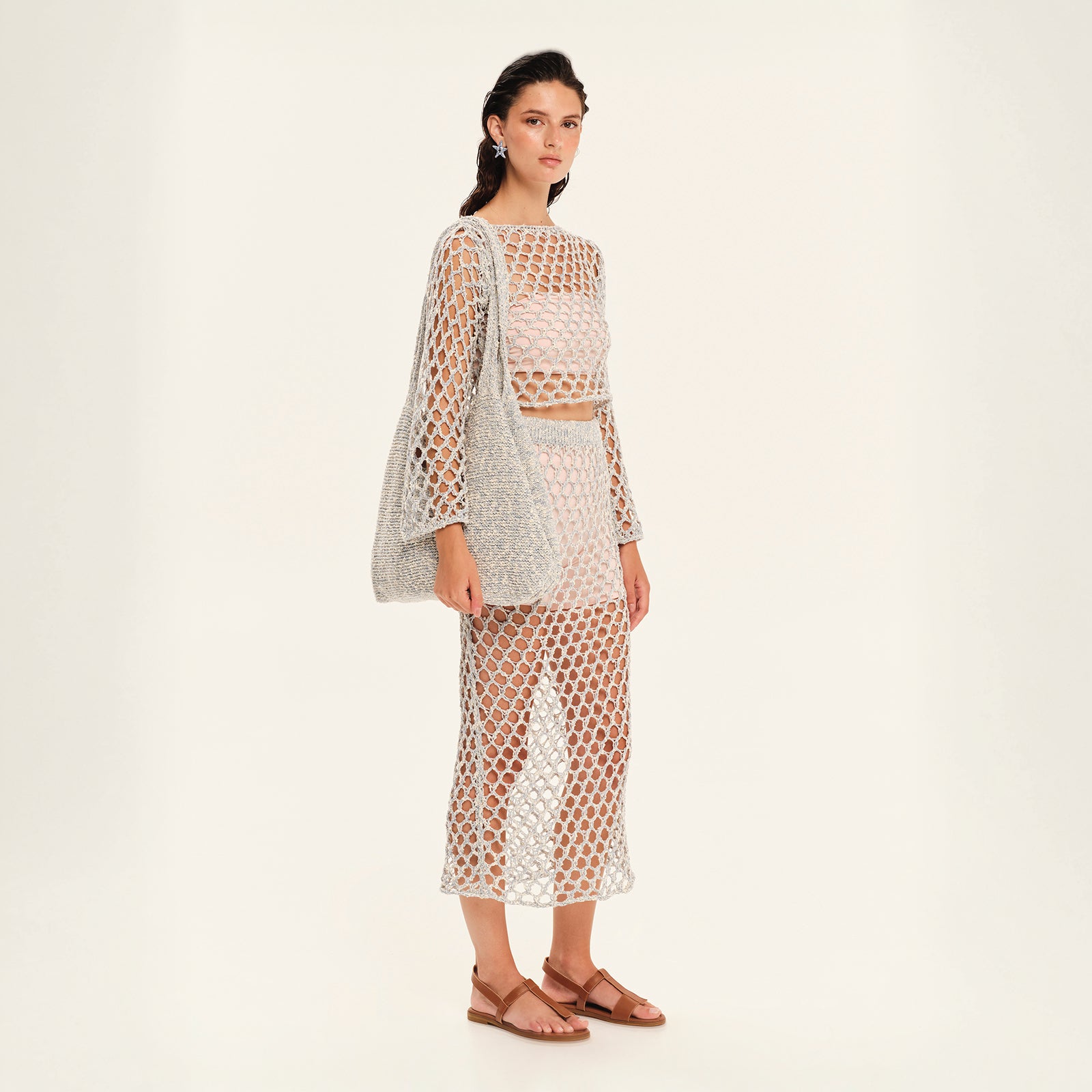 The Golden Hour Knit Midi Skirt
