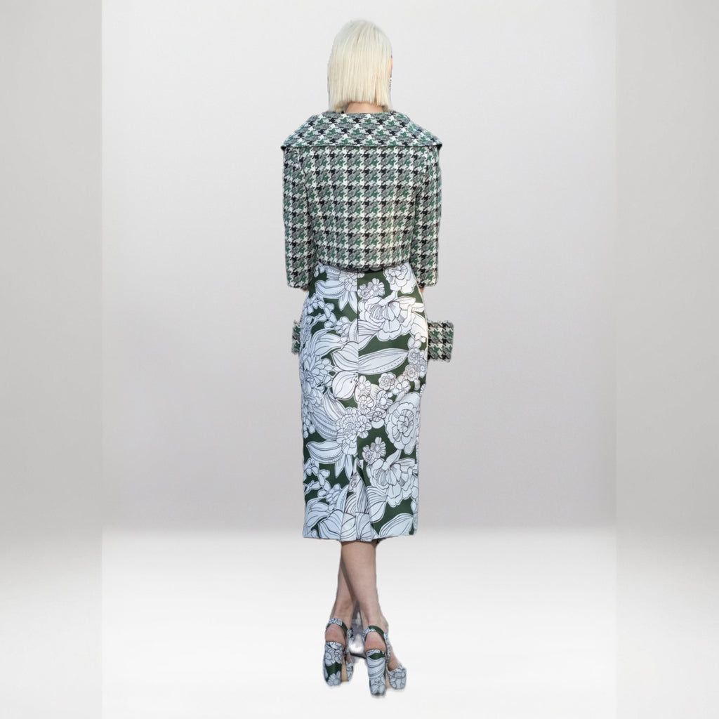 Pencil Floral Skirt