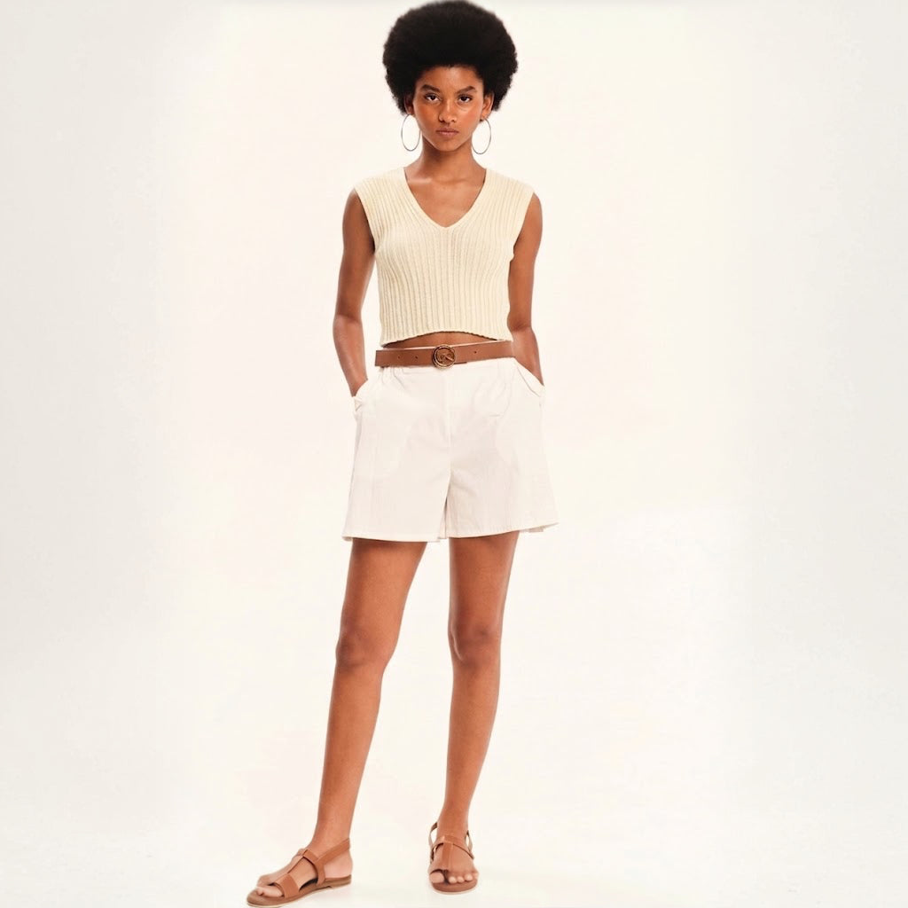 Archetypes Knitted Crop Top