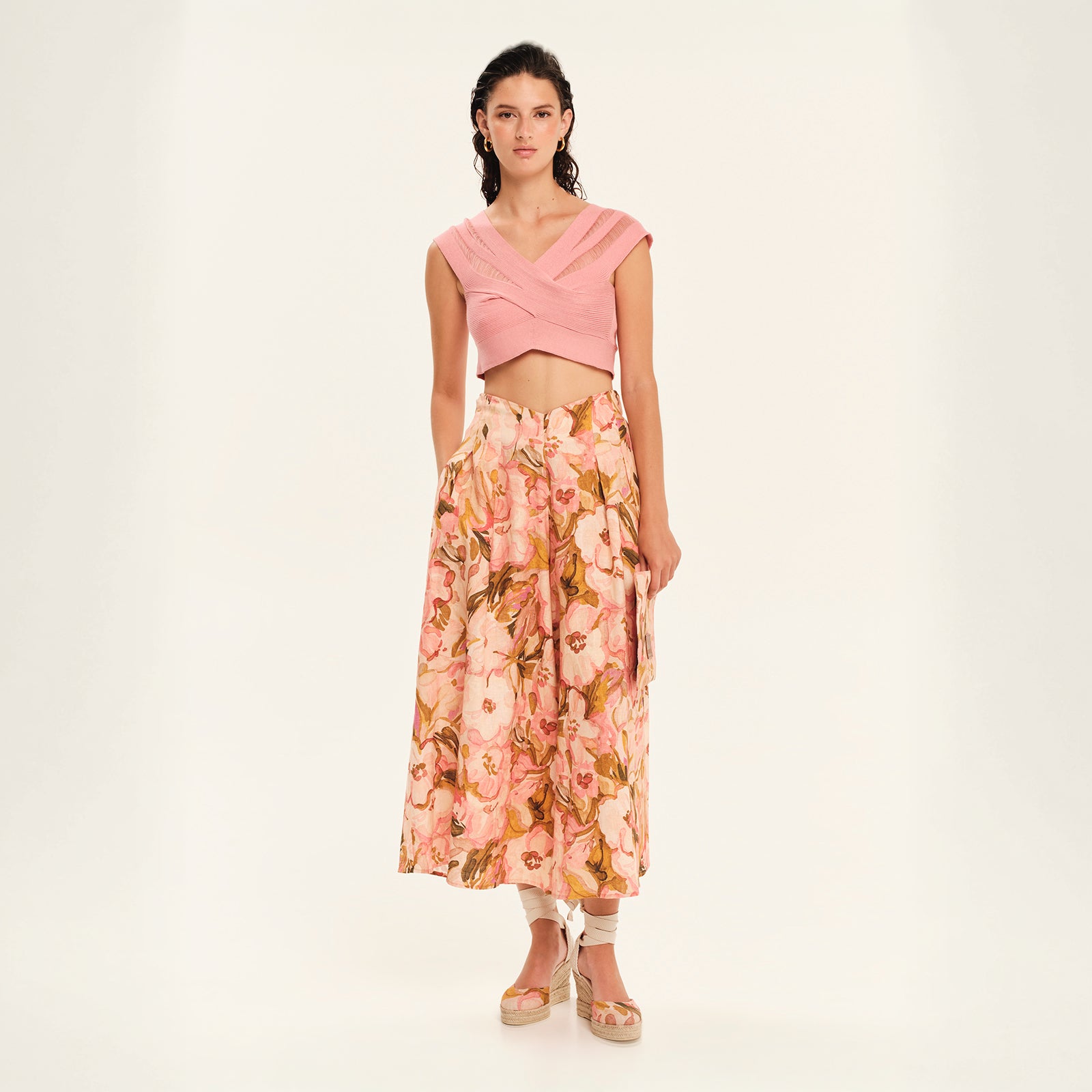 Magic Sunsets Knit Bra Top