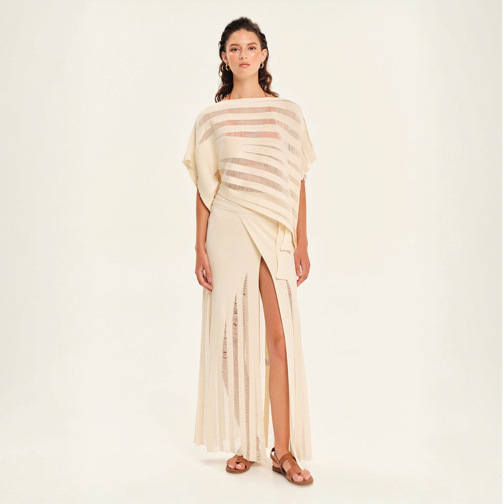 Magic Sunsets Knit Pareo Skirt