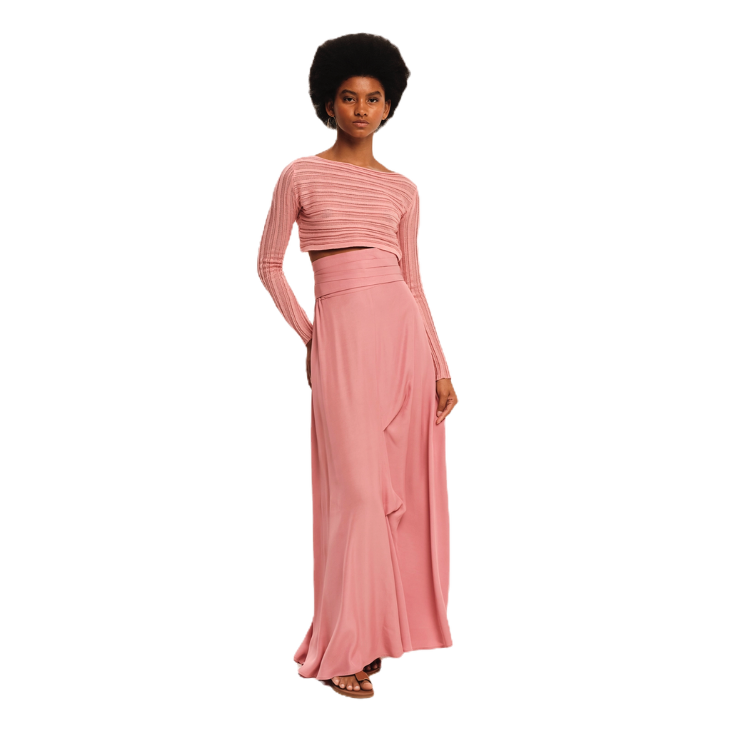 Secret Pleats Maxi Skirt