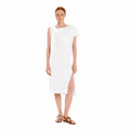 Draped Midi Dress – Opal