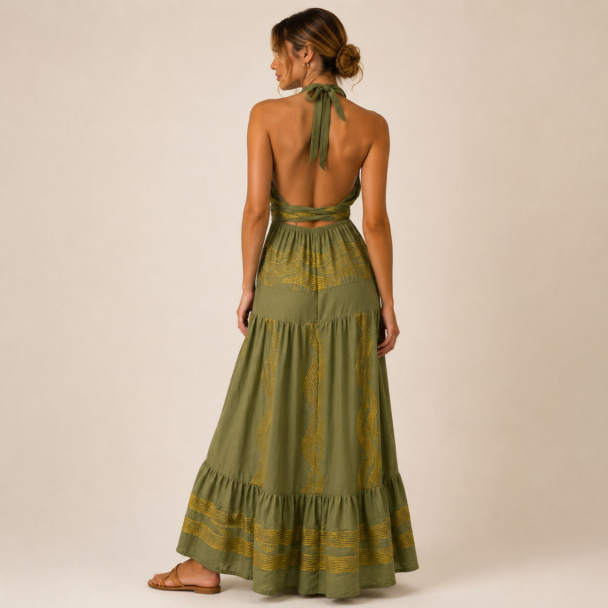Sienna Halter Maxi Dress