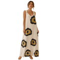 Noir Bloom Maxi Dress