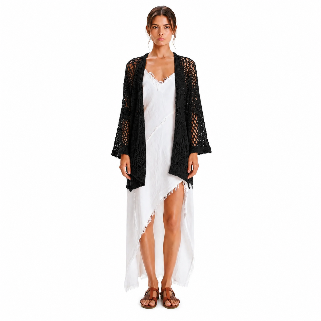 Long-sleeve Cardigan – Nature Texture