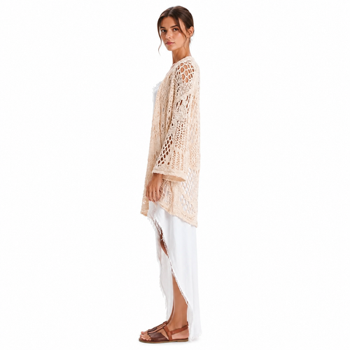 Long-sleeve Cardigan – Nature Texture