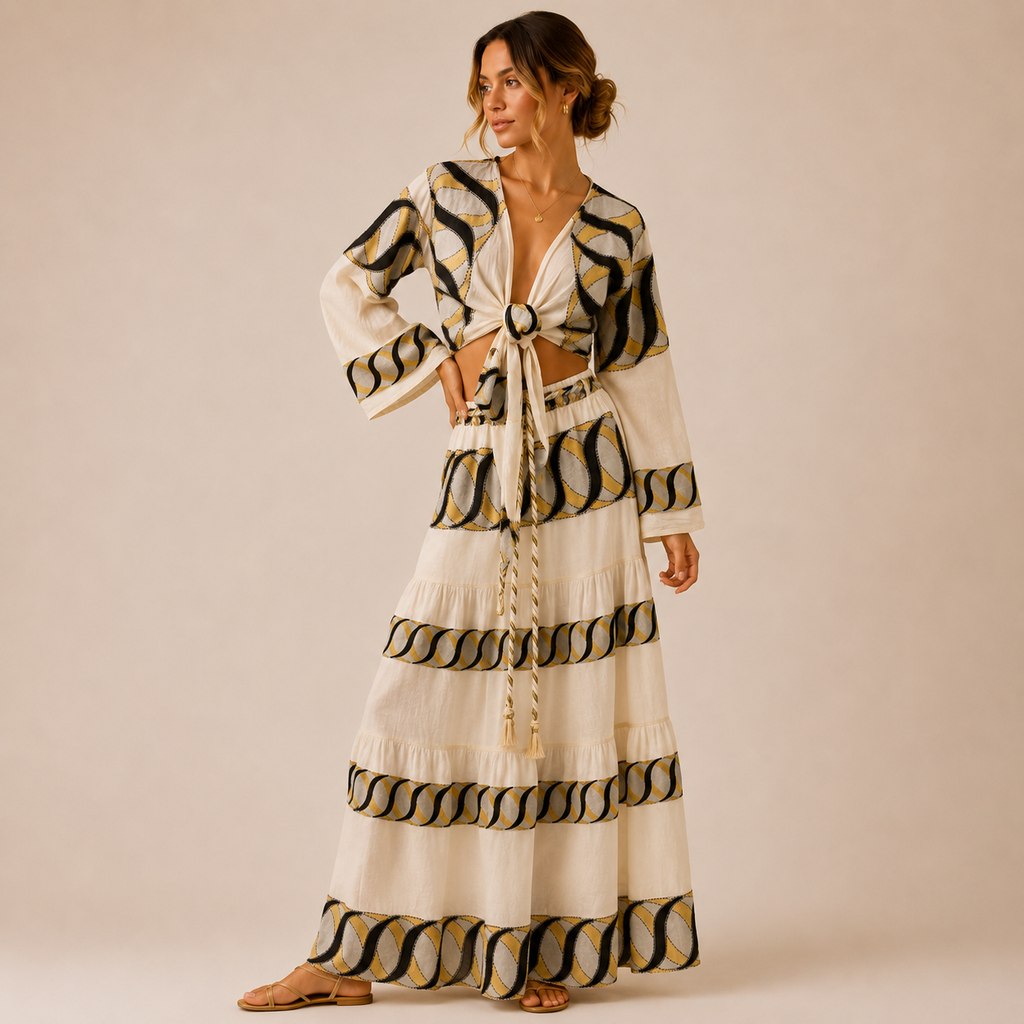 Valora Two-Piece Skirt Set
