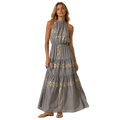 Elena Halter Maxi Dress