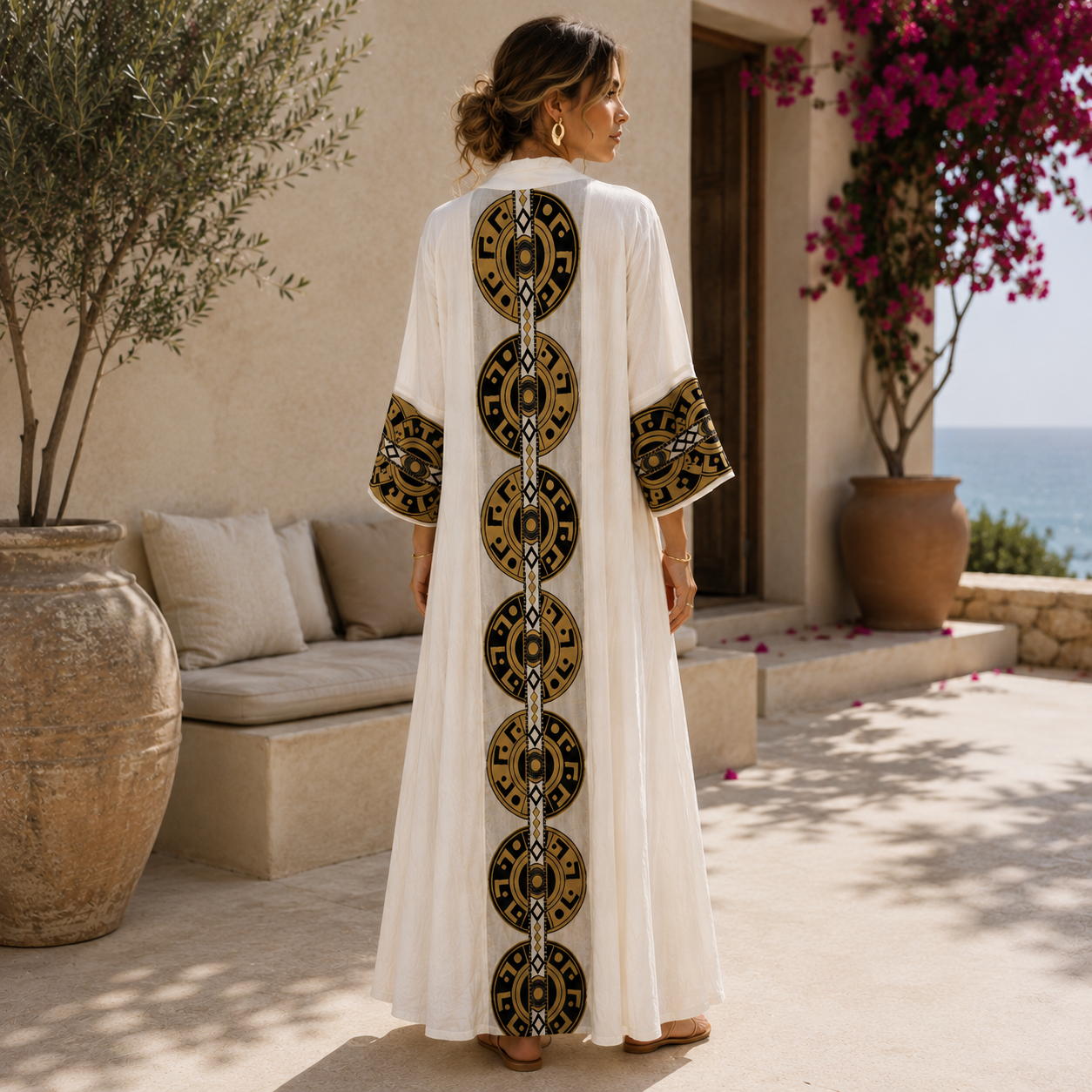 Noir Sol Kaftan