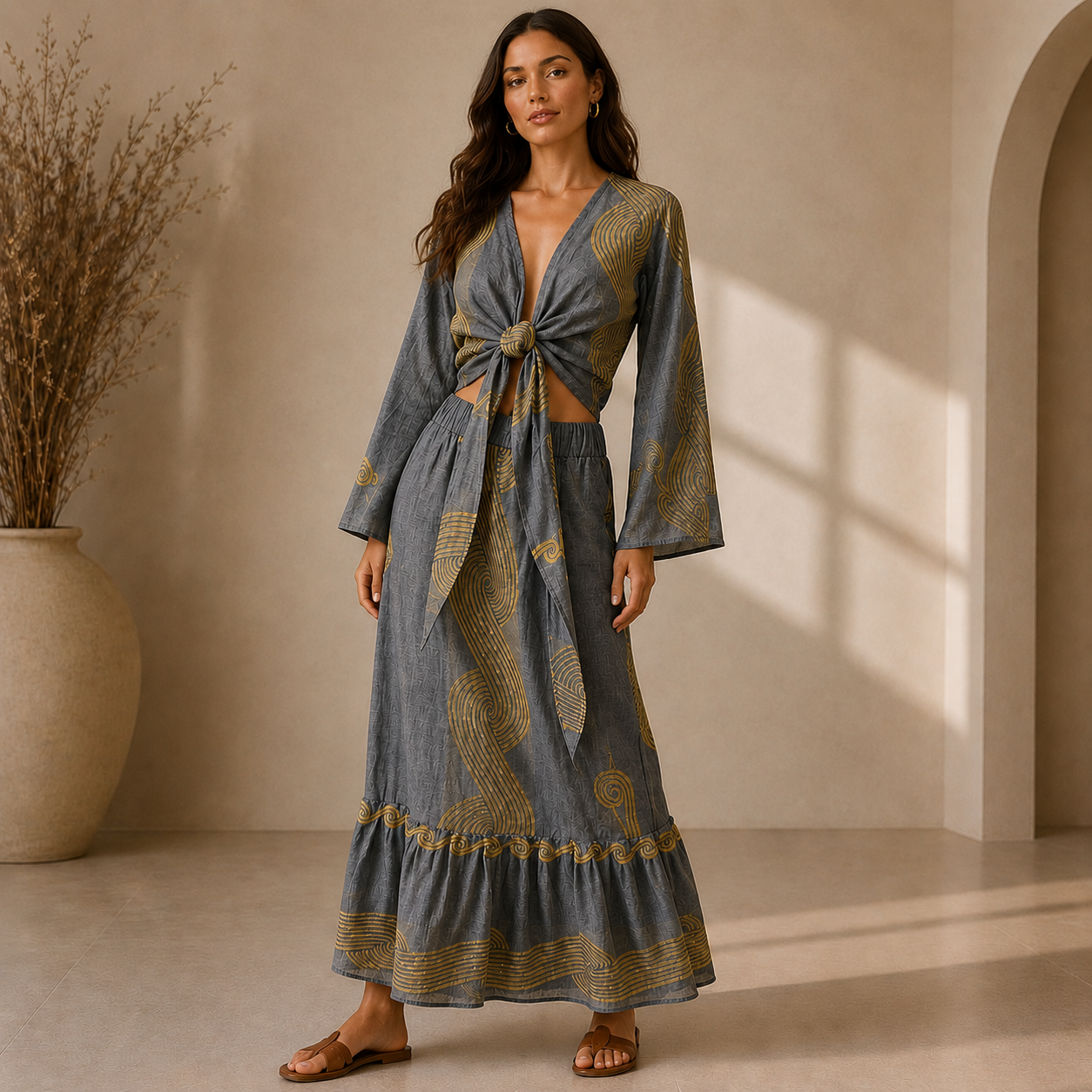Naxos Maxi Skirt Set