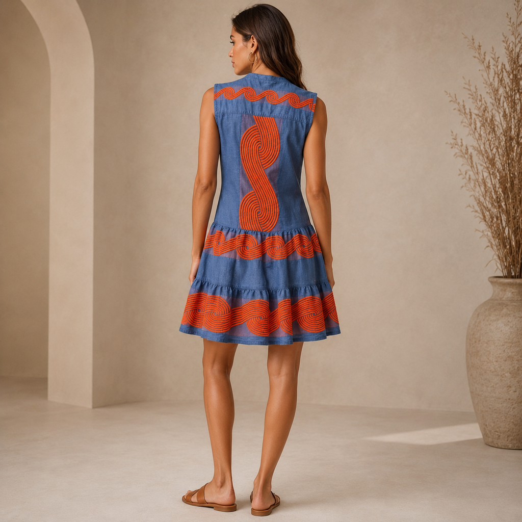 Kalamos Short Dress